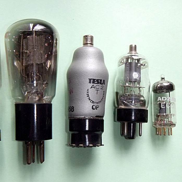 A selection of vacuum tubes